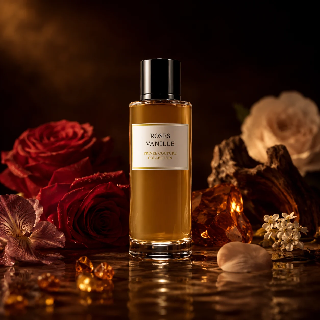 Comptoir de confiserie orientale, loukoums et roses séchées