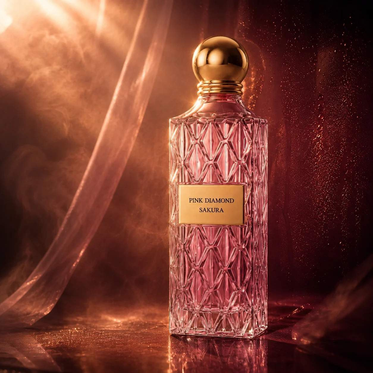 Flacon Pink Diamond Sakura Ibraq, détail