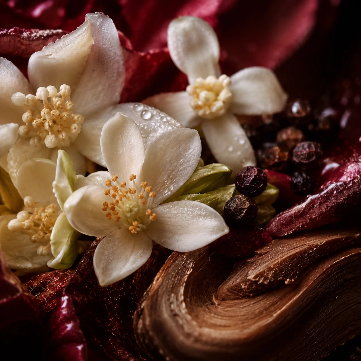 Fleur d'oranger et jasmin, notes de Purple Heart Diamond